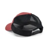 Red Mercury unstructured hat Back Image on white background