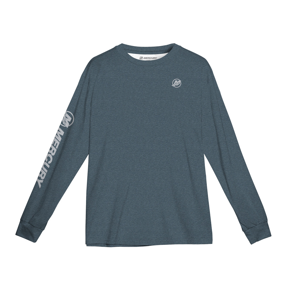 Long Sleeve Performance Shirt-Slate | Mercury Dockstore