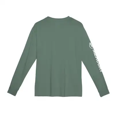 Long Sleeve Performance Shirt - Willow Green Front Image on white background