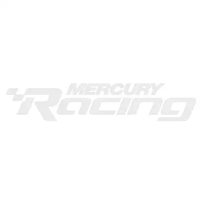 Mercury Racing Decal 12" product image on white ground