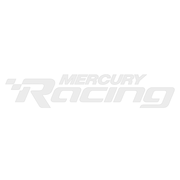 Mercury Racing Decal 12" product image on white ground