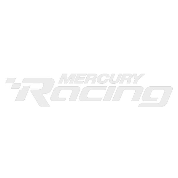 Mercury Racing Decal 12" product image on white ground