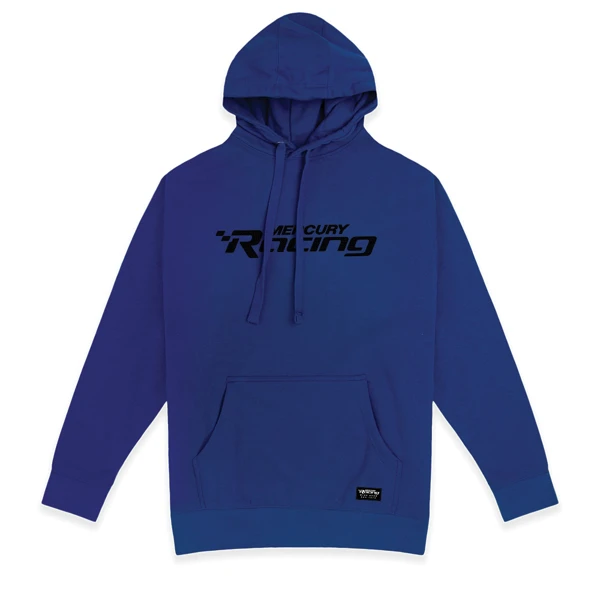 Royal Mercury Racing Supercharged Logo Hoodie Front Image on white background