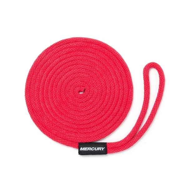 Red Mercury 1/2" x 20' Dockline Product Image on white background