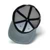 Heather Grey/Black Caslan Trucker Cap Product Image on white background