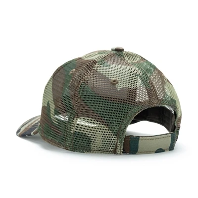 All Over Camo Deep Woods Cap Front Image on white background