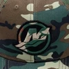 All Over Camo Deep Woods Cap Product Image with Mercury Marine Logo on the Front