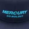 Navy Emblem Cap Product Image with Mercury Logo on the Front