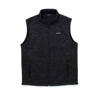 Sweater Fleece Vest Product Image on white background