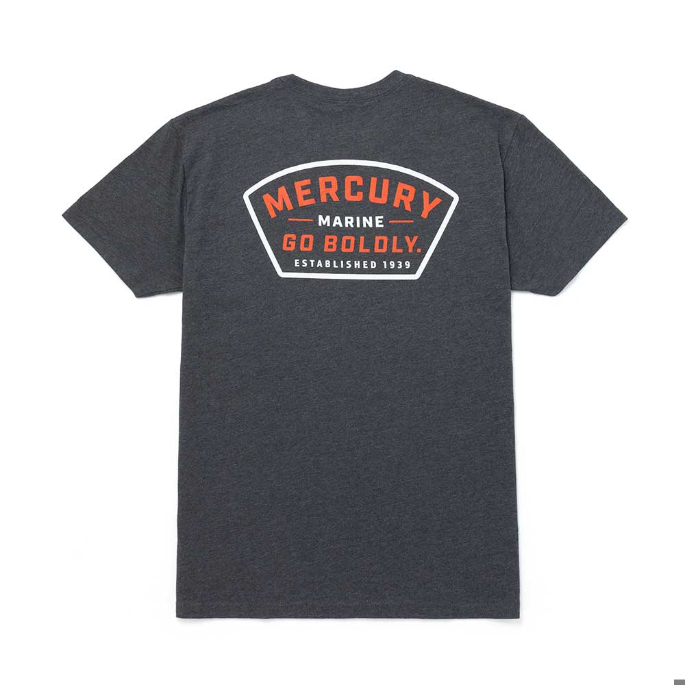 Go Boldly Tee - Charcoal | Mercury Dockstore