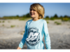 Youth High Tide Performance Long Sleeve - Aqua Blue