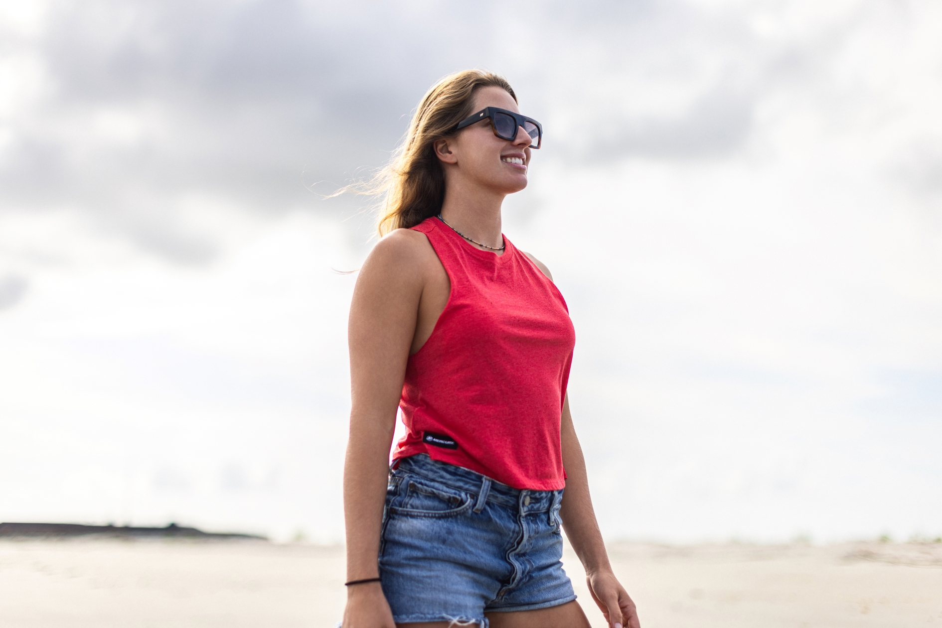 Shark Women Crop Tank