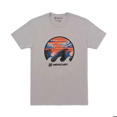 Great Wave Tee Front Product Image on white background