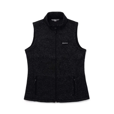 Image of the Women's Sweater Fleece Vest with Mercury logo on the left chest