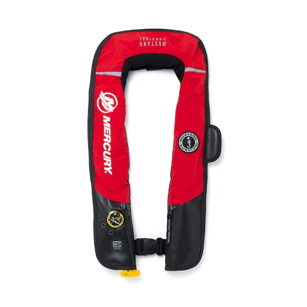 Red Mercury Mustang Survival HIT Inflatable PFD Front Image on white background