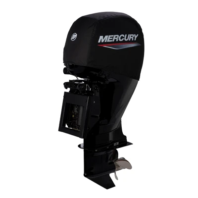 Black Mercury Breathable Engine Cover - 150HP 4 Stroke product image on white background