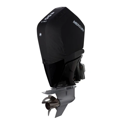 Black Mercury Breathable Engine Cover - 400HP, V10 Product Image on white background