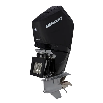 Black Mercury Breathable Engine Cover - 400HP, V10 Product Image on white background