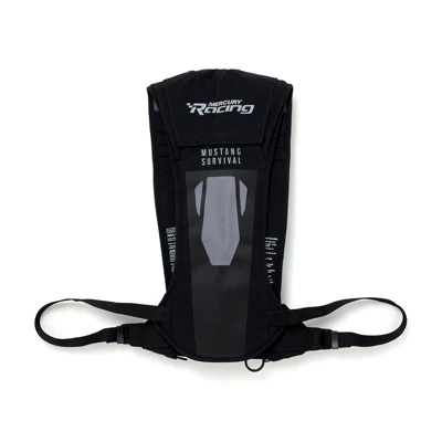 Mercury Racing Elite 28 Hydrostatic Inflatable PFD Front product image on white background