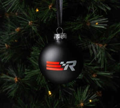 Mercury Racing Ball Ornament Product Image on white background