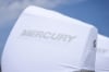 White Mercury Breathable Engine Cover - 400hp, V10 Product Image on background