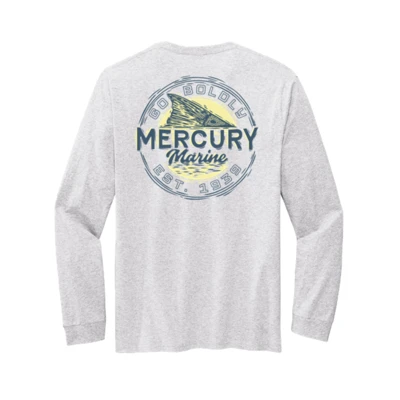 Long sleeve shirt - athletic white front and back on white background	