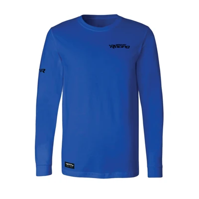 Mercury Racing Long Sleeve - Royal Front and back Product Image	