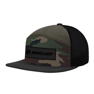 Leather Patch Cap - Camo