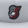 Grey 85th Anniversary Flatbill Cap Logo