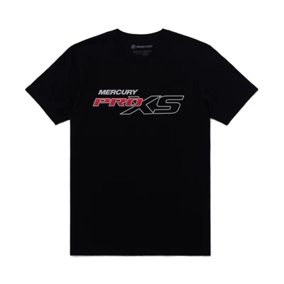 Image of the Pro XS Tee with Mercury Pro XS logo on the front