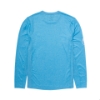 Long Sleeve Performance Shirt - Columbia Blue Back Image on white background	