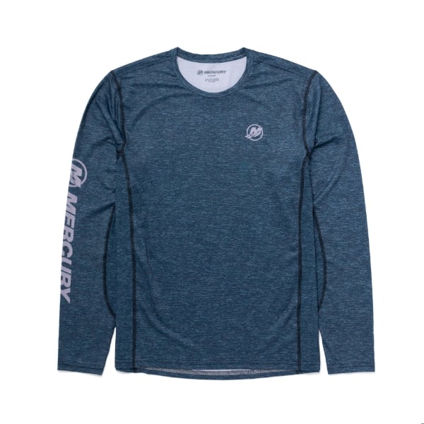 Long Sleeve Performance Shirt - Slate Front View