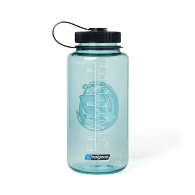 Nalgene Wide Mouth Water Bottle Product Image on white background	