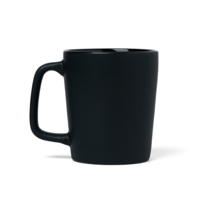 Black Go Boldly Mug product image on white background	