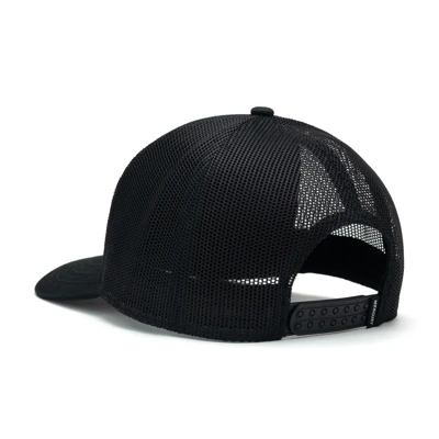 Black Logo Cap Left Side View Image on white background