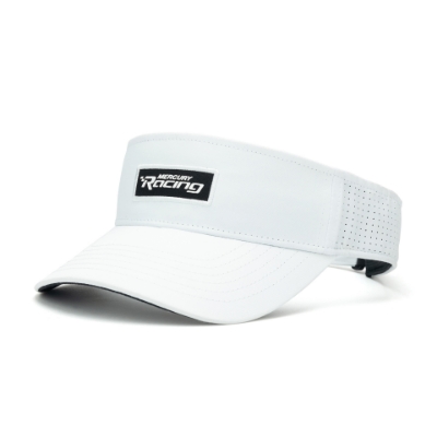 Mercury Racing Visor Left View Product Image on white background