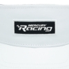 Mercury Racing Logo on the front of Mercury Racing Visor