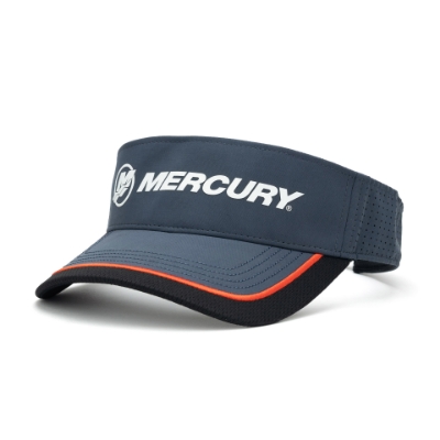 Navy Visor Left View Product Image on white background