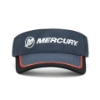 Navy Visor Front View Product Image on white background