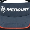 Mercury Logo on the front of Navy Visor