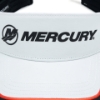 Mercury Logo on the front of White Visor