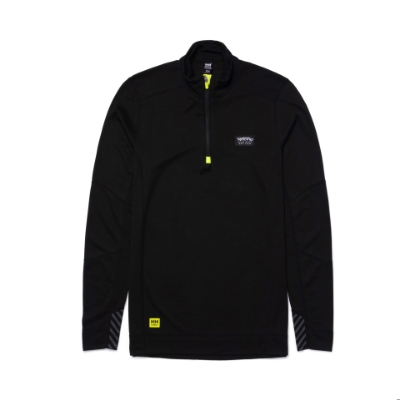 Front Image of the Mercury Racing Helly Hansen Speed Quarter Zip with Mercury Racing on the left chest