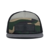 Image of the Camo Leather Patch Cap with Mercury Patch on the front