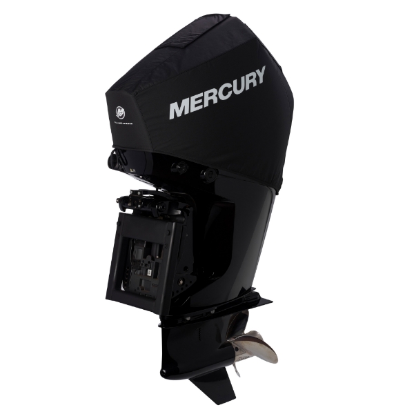 Front image of the Mercury 225hp 3.4L V6 Vented Splash Cover on white background