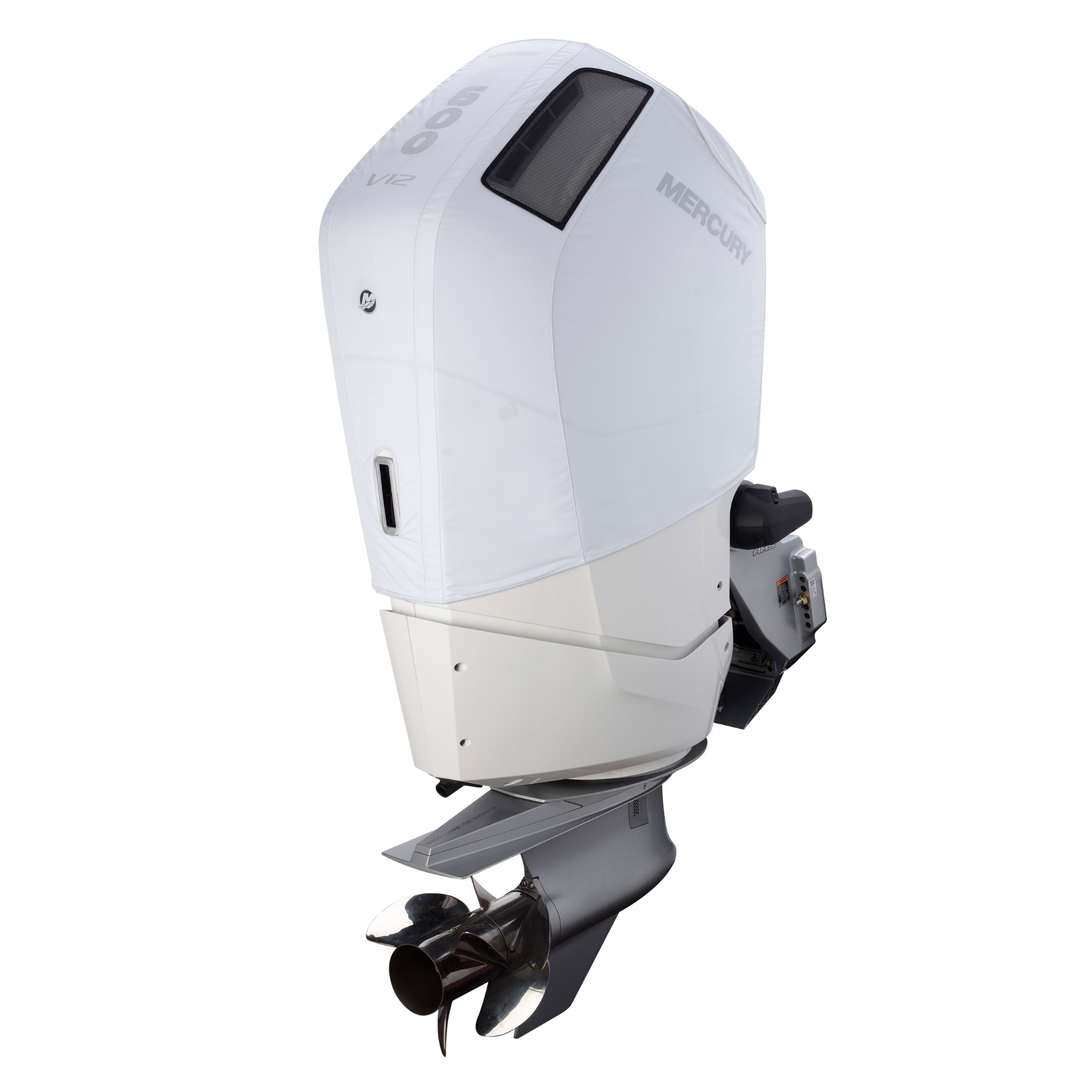 Mercury 600hp 7.6L V12 (White) Vented Splash Cover | Mercury Dockstore