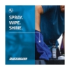 Quicksilver Screen & Glass Cleaner 8 oz - Spray. Wipe. Shine