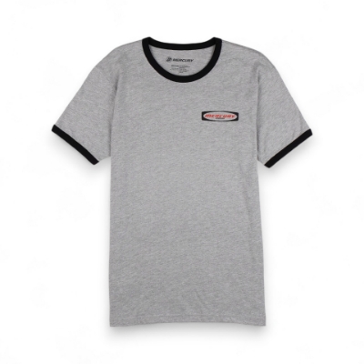 Front image of the Iconic Tee with Mercury logo on the left chest