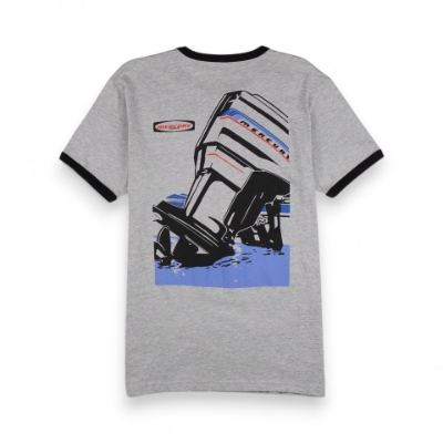 Front image of the Iconic Tee with Mercury logo on the left chest