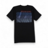 Image of the Black Wave Tee with Mercury graphic on the back