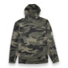 Back image of the Pine Camo Hooded Performance Long Sleeve on white background